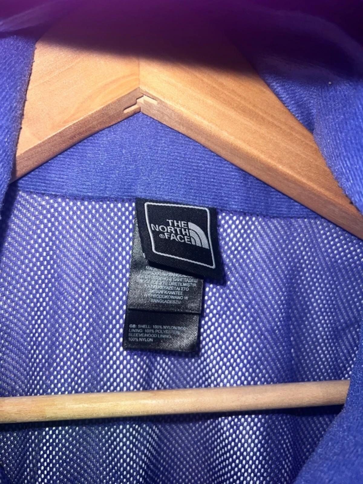 The North Face Purple Hooded Raincoat S