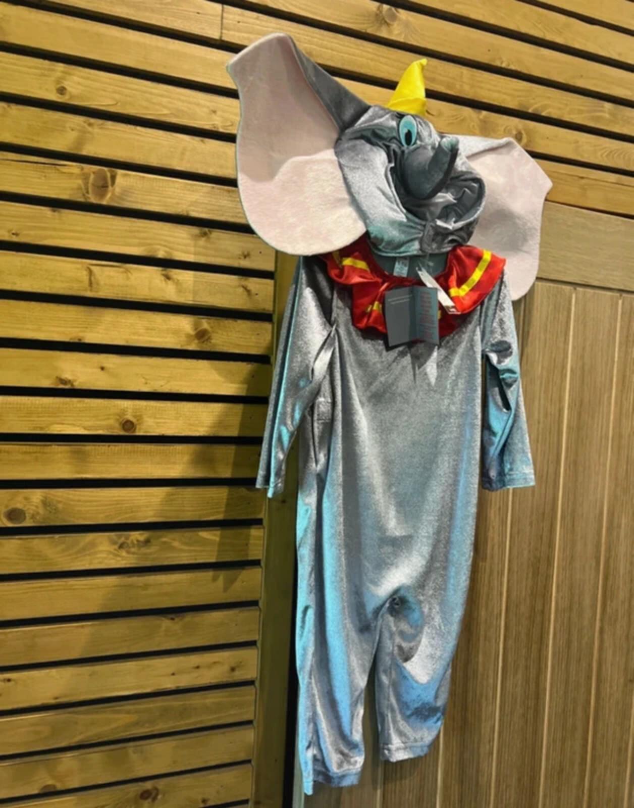 Disney Dumbo Elephant Fancy Dress Costume Onesie & Hat 12-18m NEW