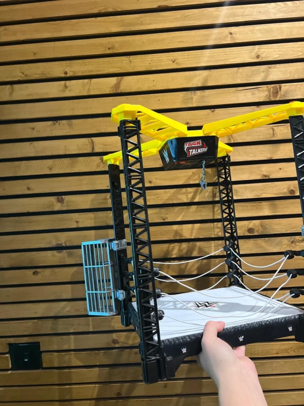 WWE Tough Talkers Take Down Wrestling Cage Ring 2014 Electronic Toy