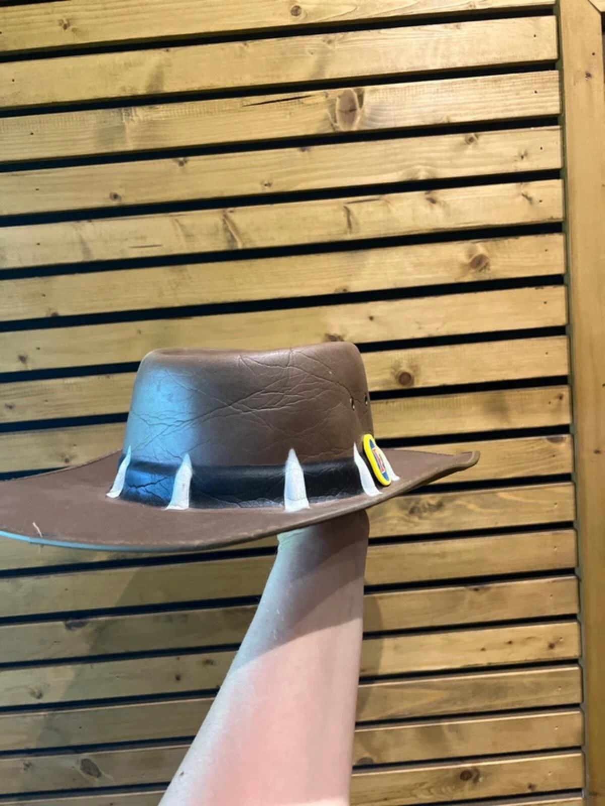 Fosters Branded Brown Foam Cowboy Hat Fancy Dress