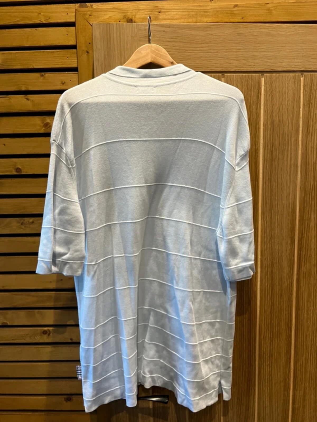 Burberry Golf Vintage Light Blue Polo Shirt