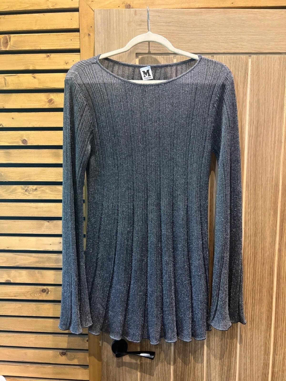 Missoni Italian Ribbed Sparkly Knit Bell Sleeve Top 12
