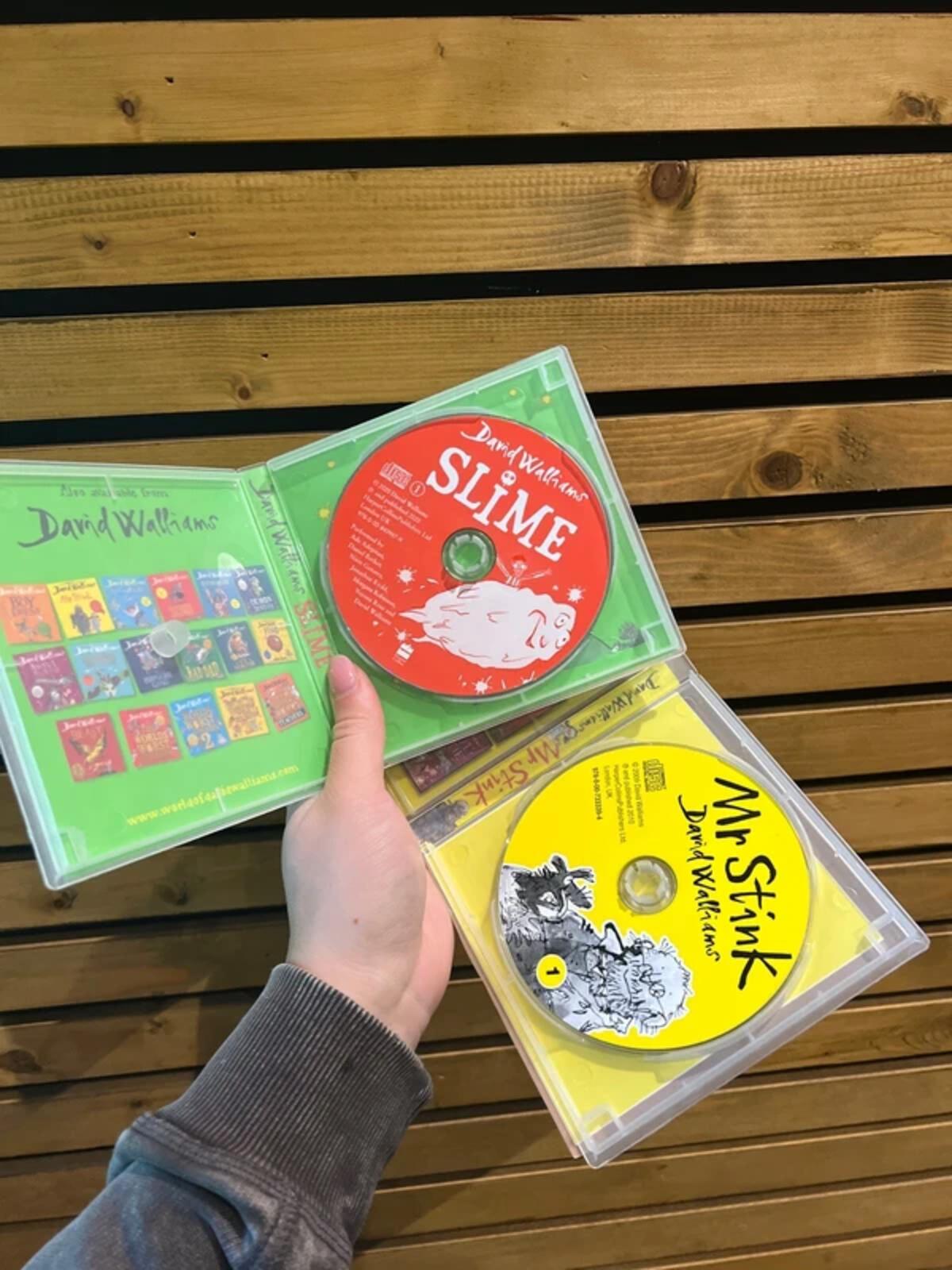 David Walliams Slime & Mr Stink Audiobooks Bundle (6)