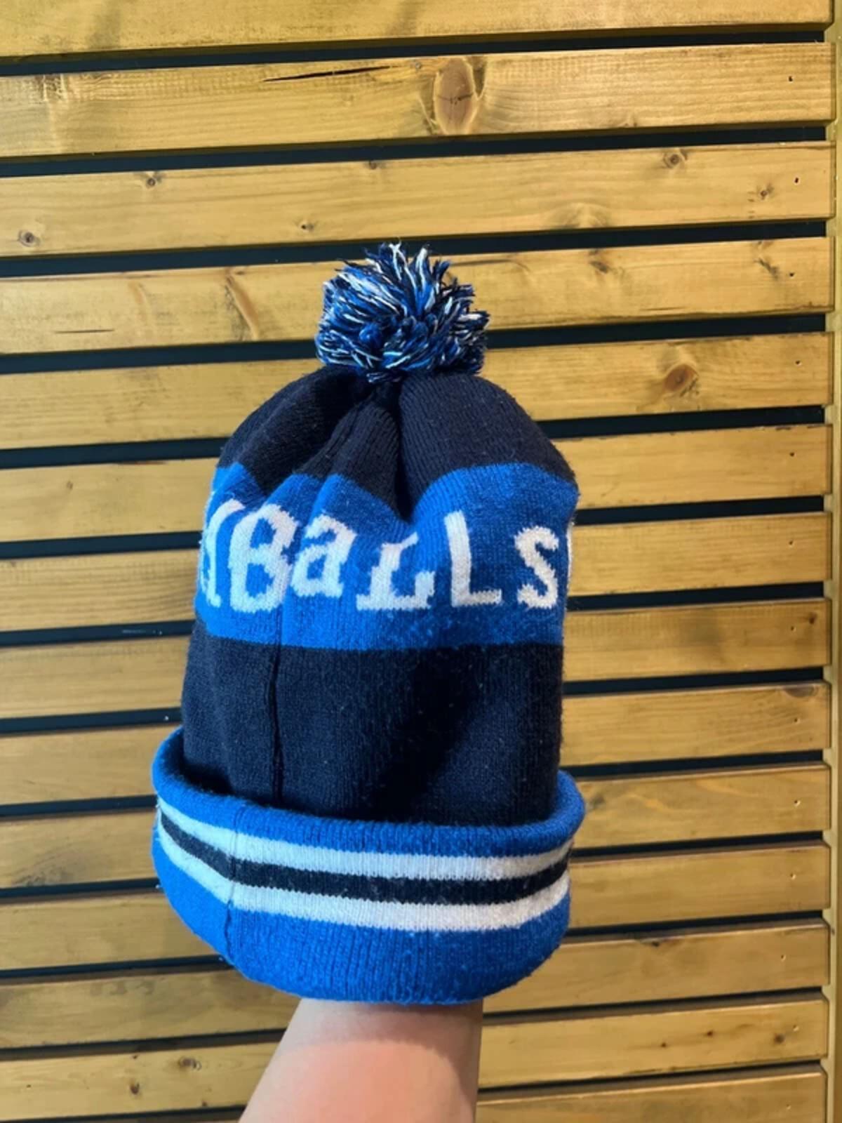 OddBalls Adult Navy Winter Bobble Hat
