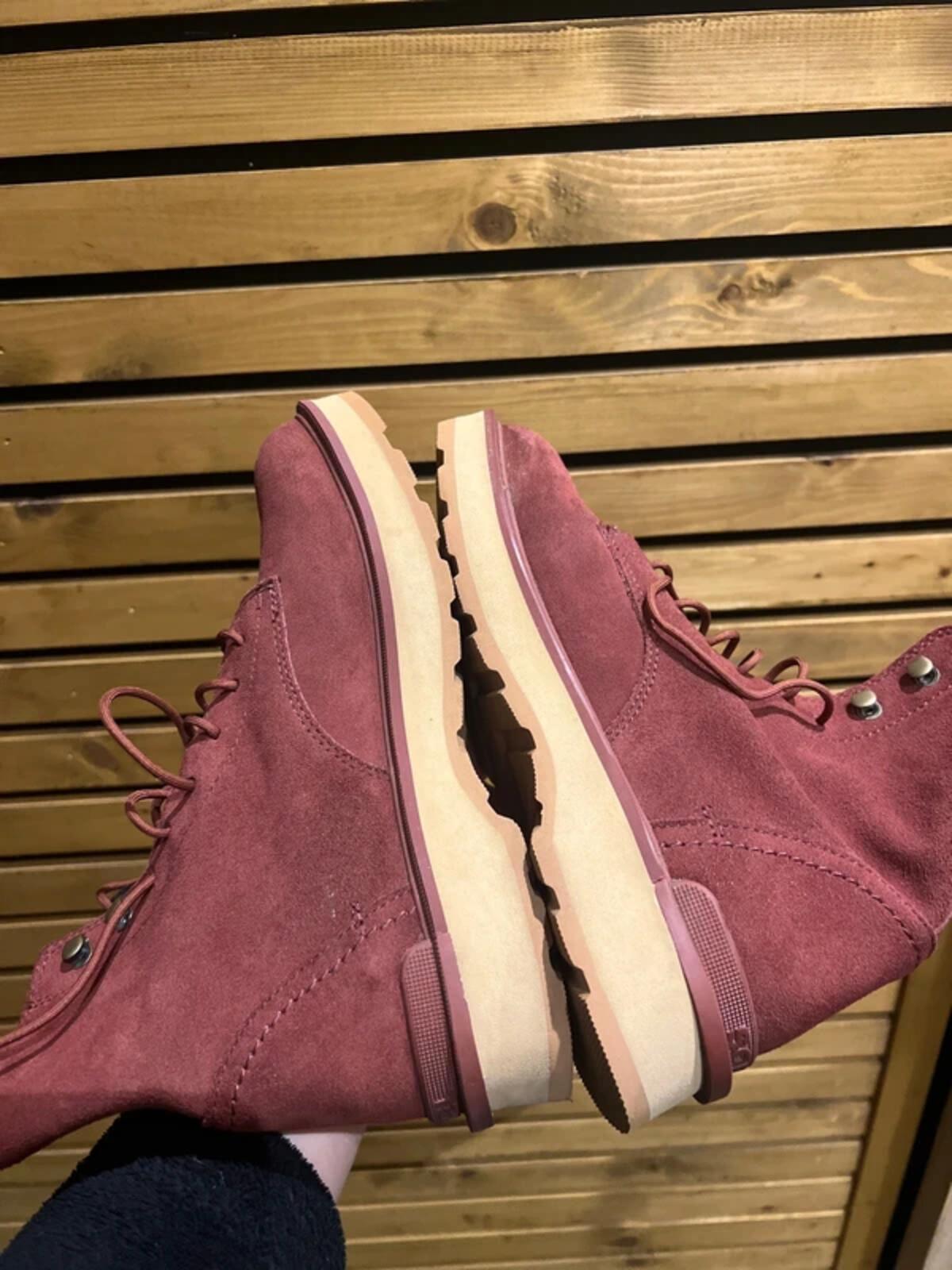 Sorel Burgundy Hi-Line Boots UK6