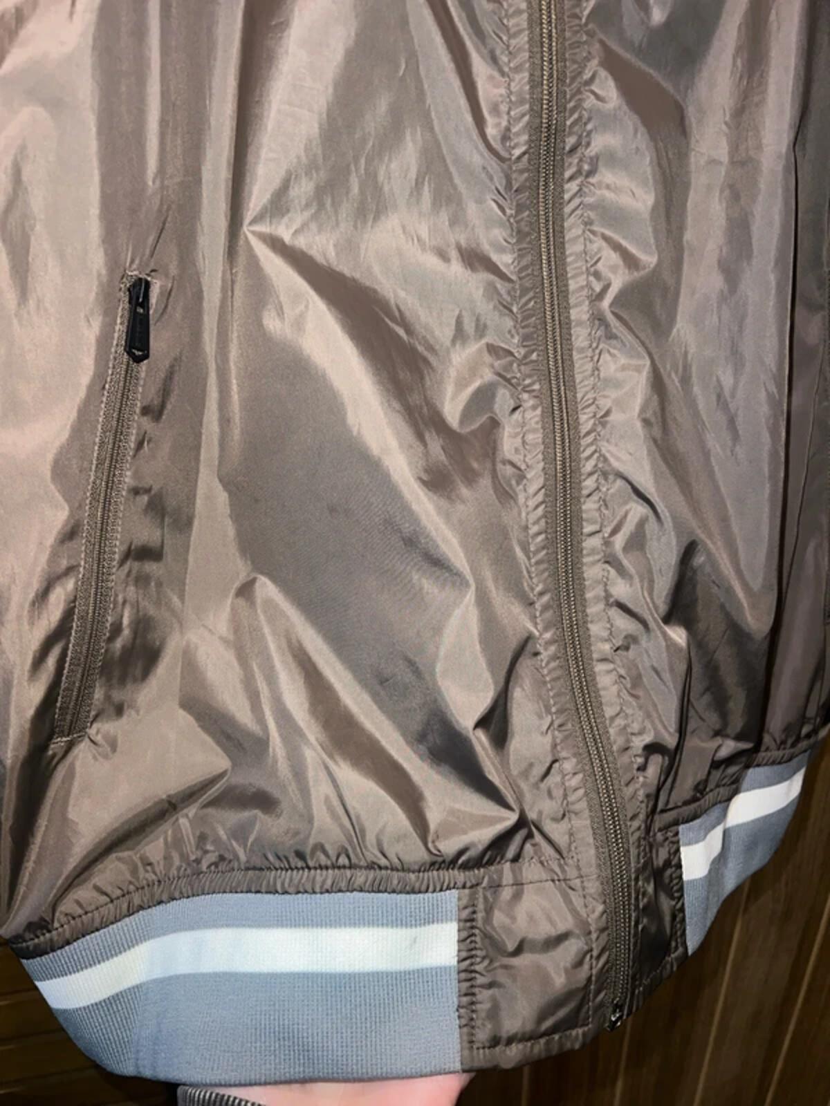 Billabong Brown Hooded Windbreaker L