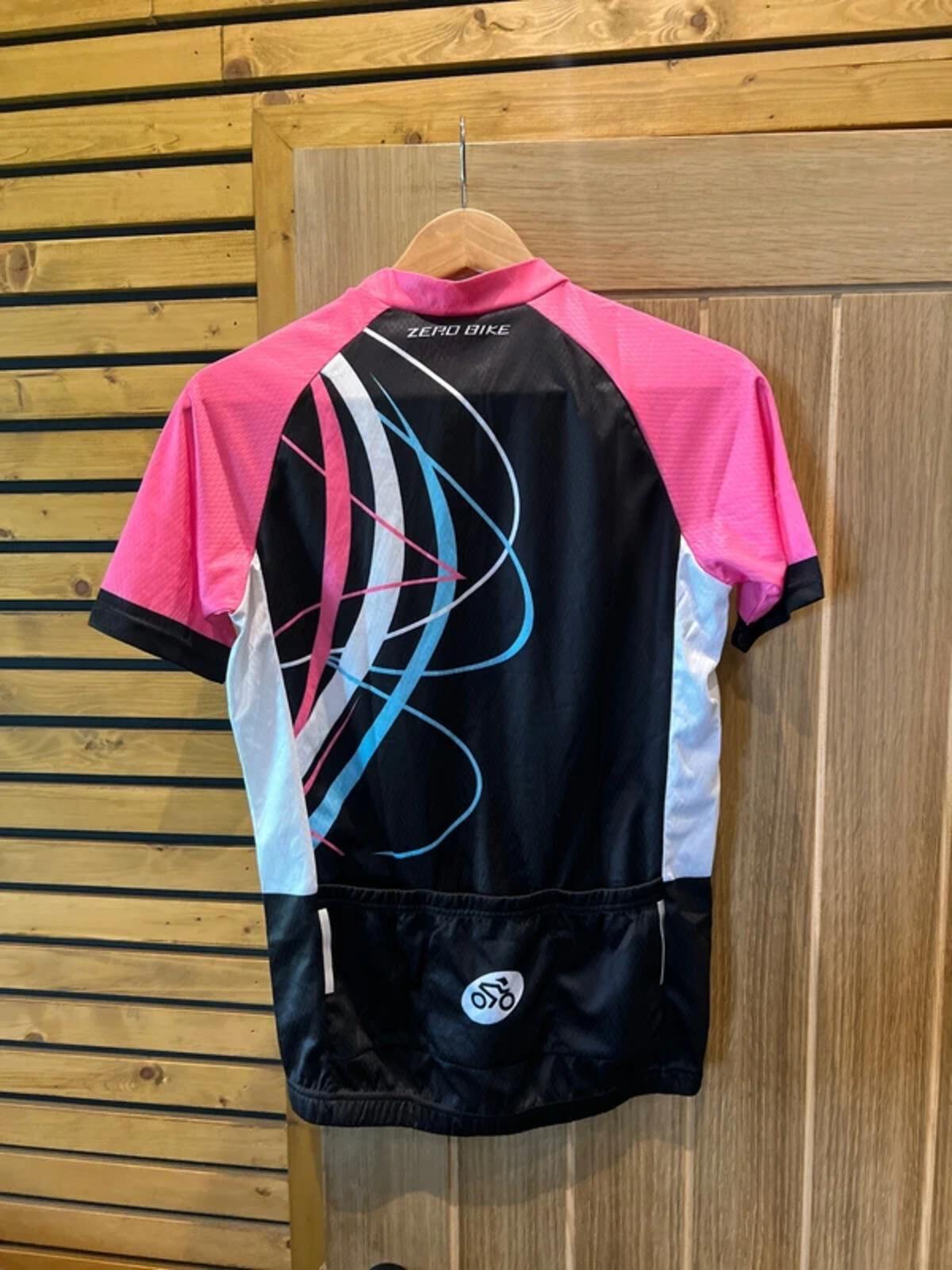 Zero Bike Graphic Full Zip Cycling T-Shirt M NEW