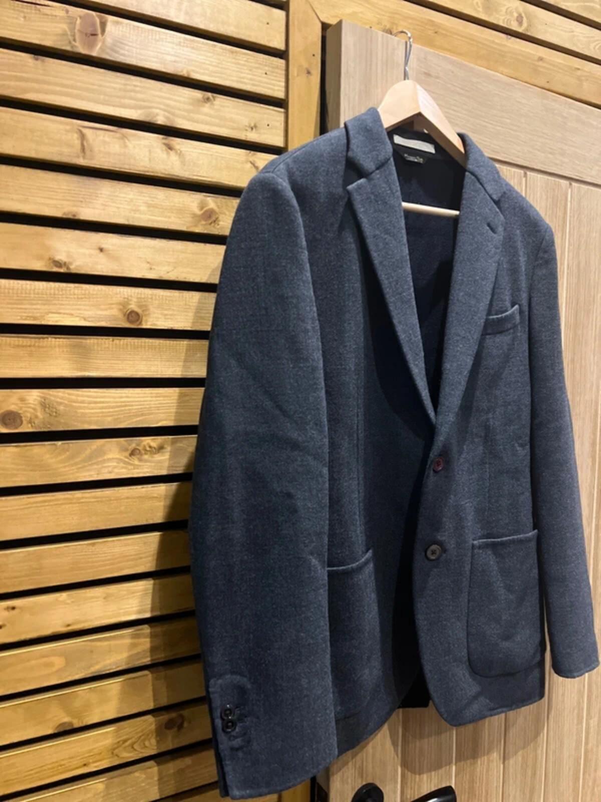 Massimo Dutti Grey Wool Blazer S/M