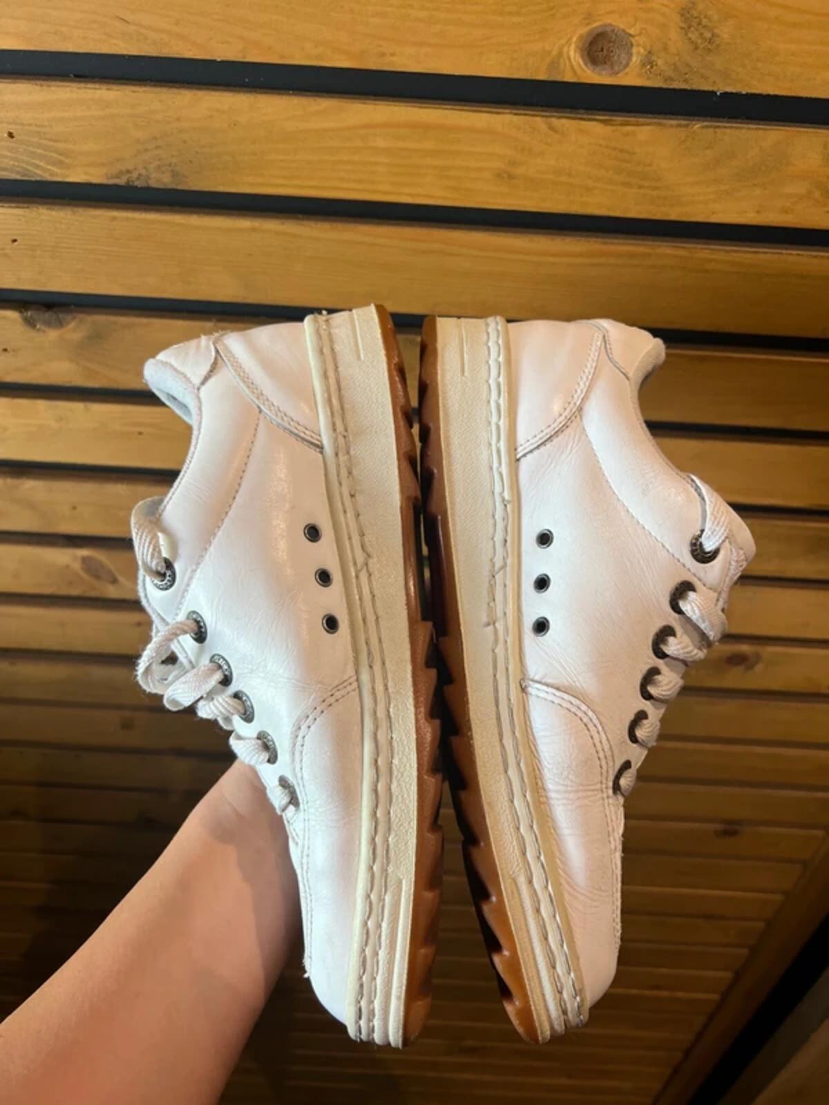 Kickers Vintage White Trainers UK7