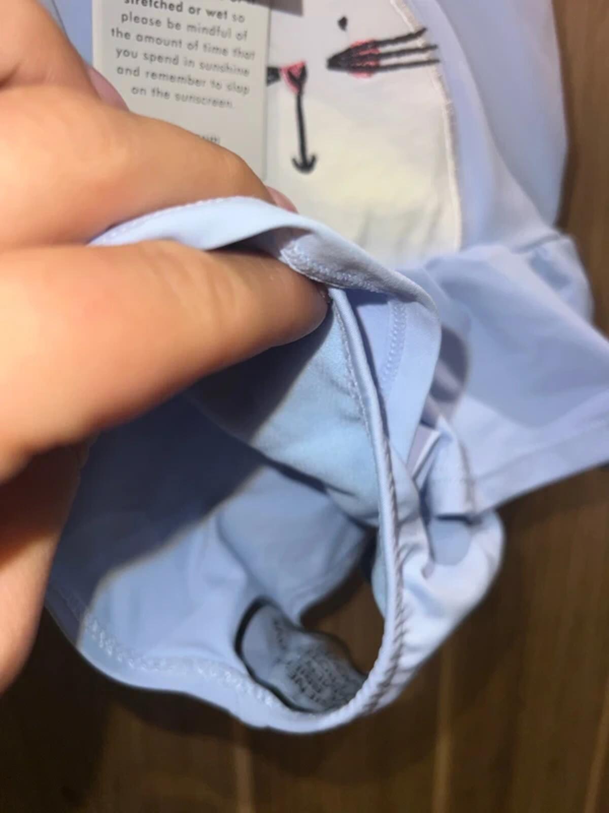 Joules Blue Bunny Swimsuit 12-18m NEW