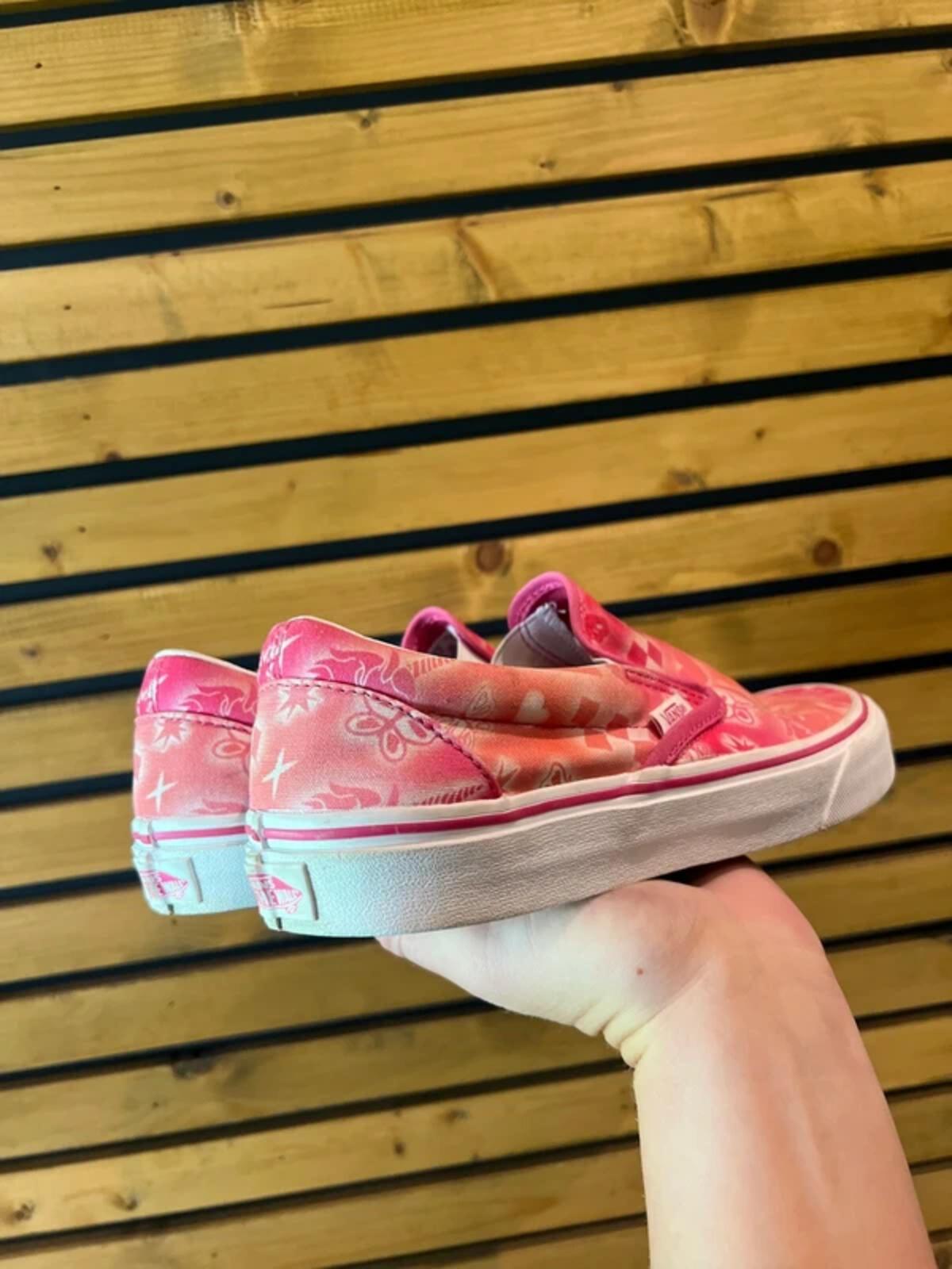 Vans Classic Pink Unicorn Canvas Trainers UK7