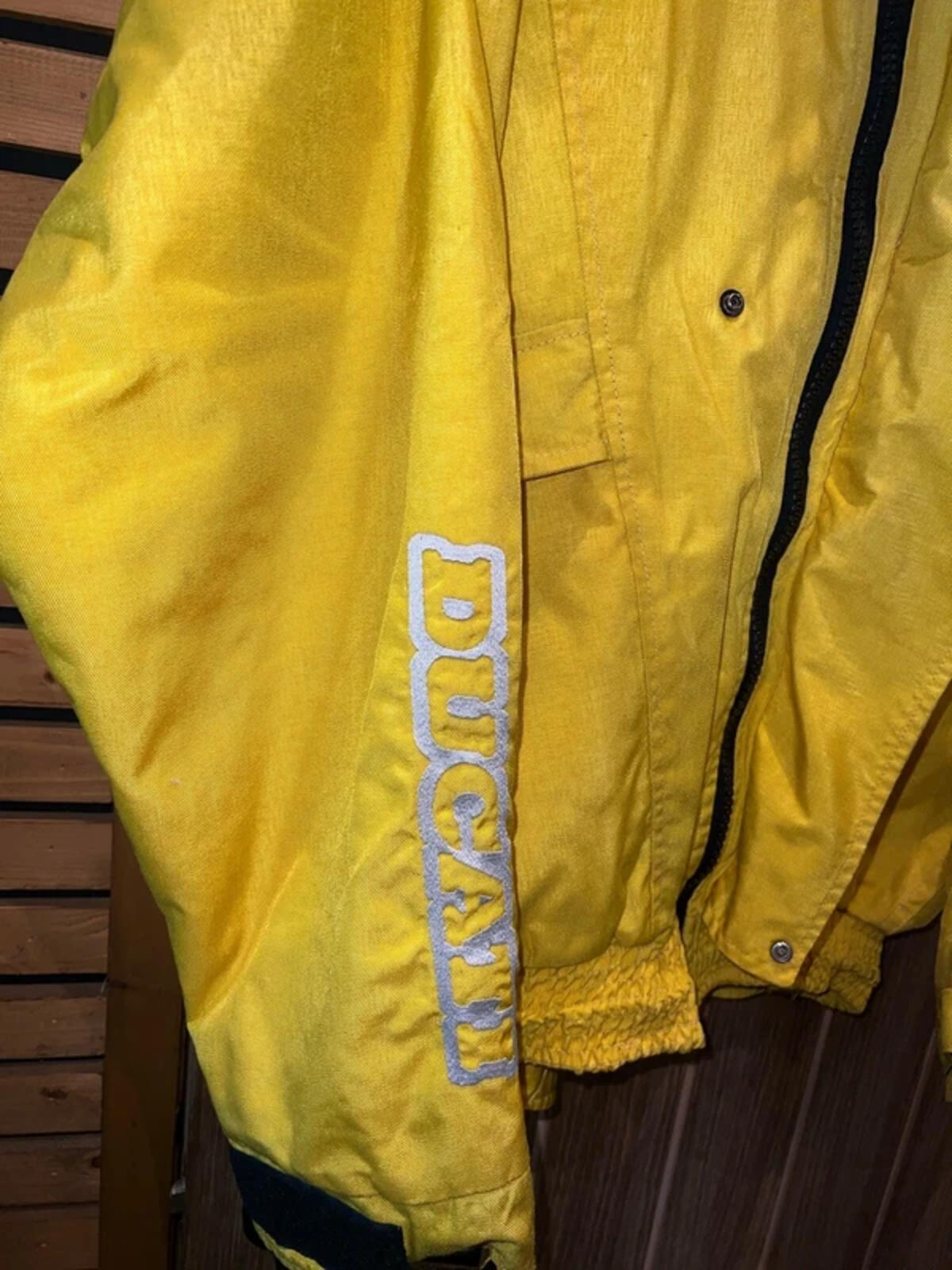 Ducati Racing Top Shot Vintage 90s Reflective Bomber Jacket