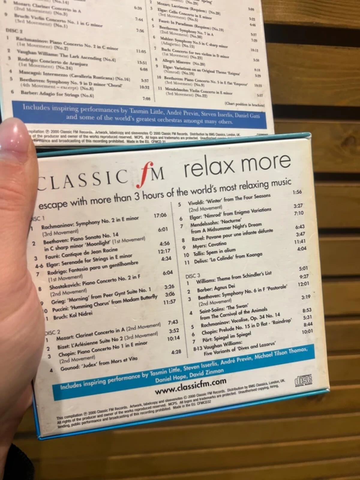 Vintage 2000 Classic FM Hall of Fame CD Bundle (6)