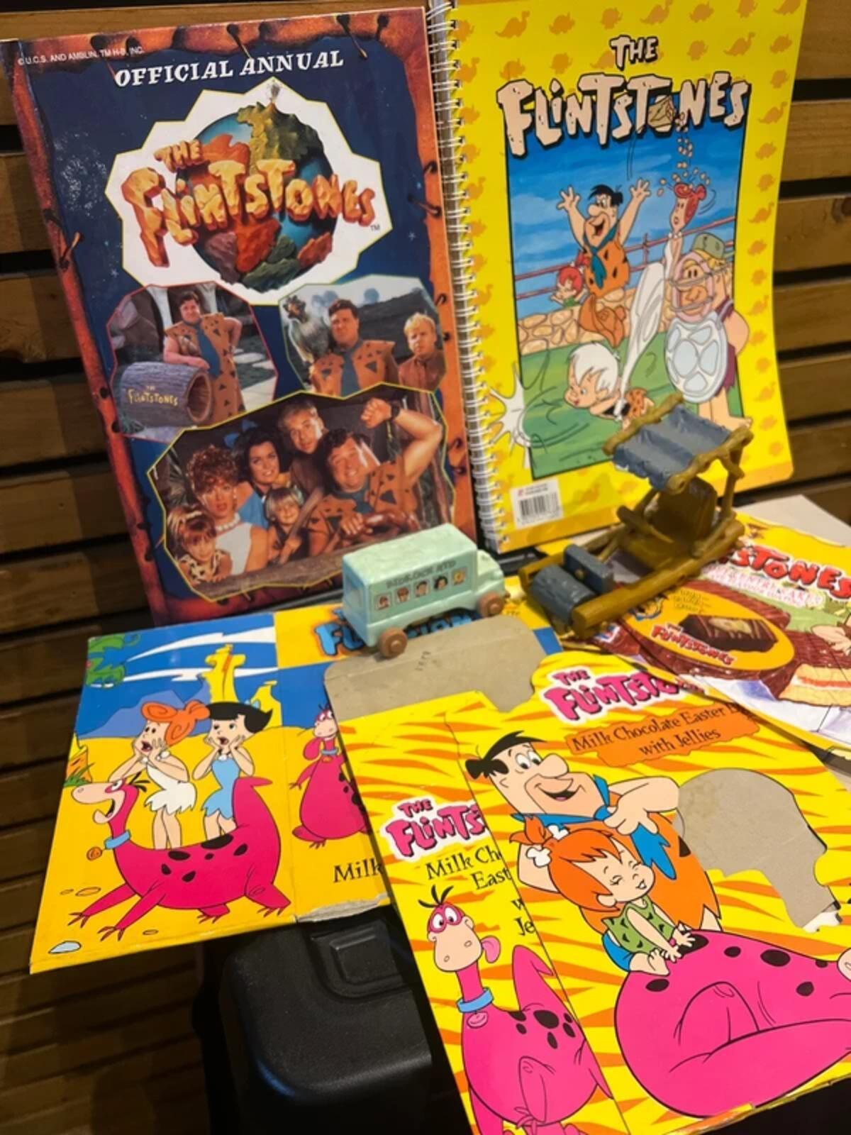 Vintage 1990's The Flintstones Memorabilia Bundle