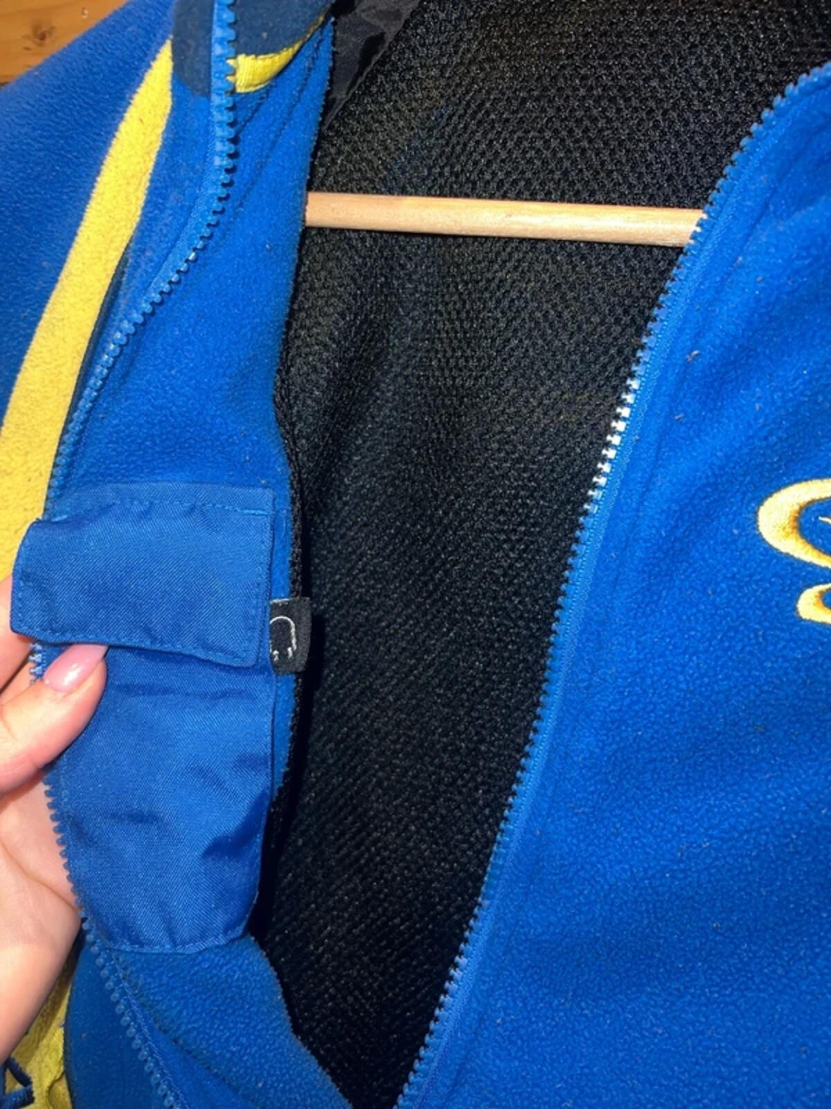 Vintage Subaru Racing Blue Fleece Jacket 9-11Y