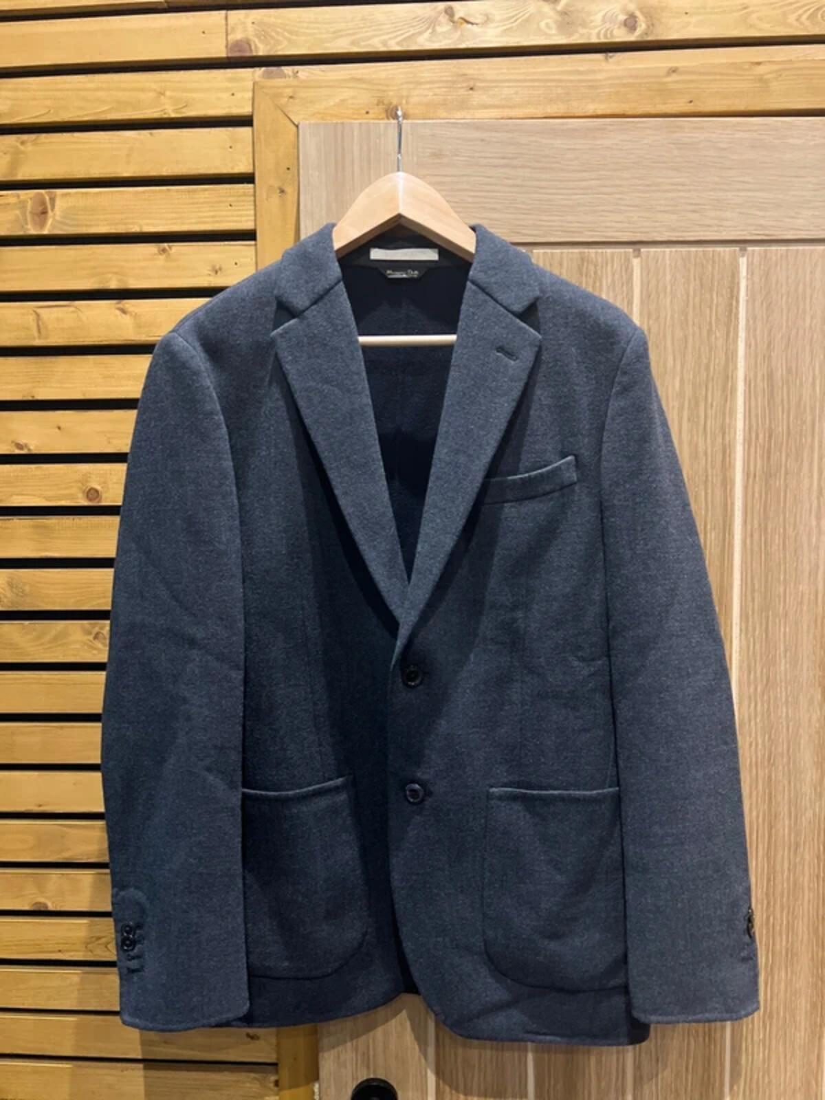 Massimo Dutti Grey Wool Blazer S/M