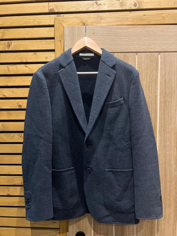 Massimo Dutti Grey Wool Blazer S/M