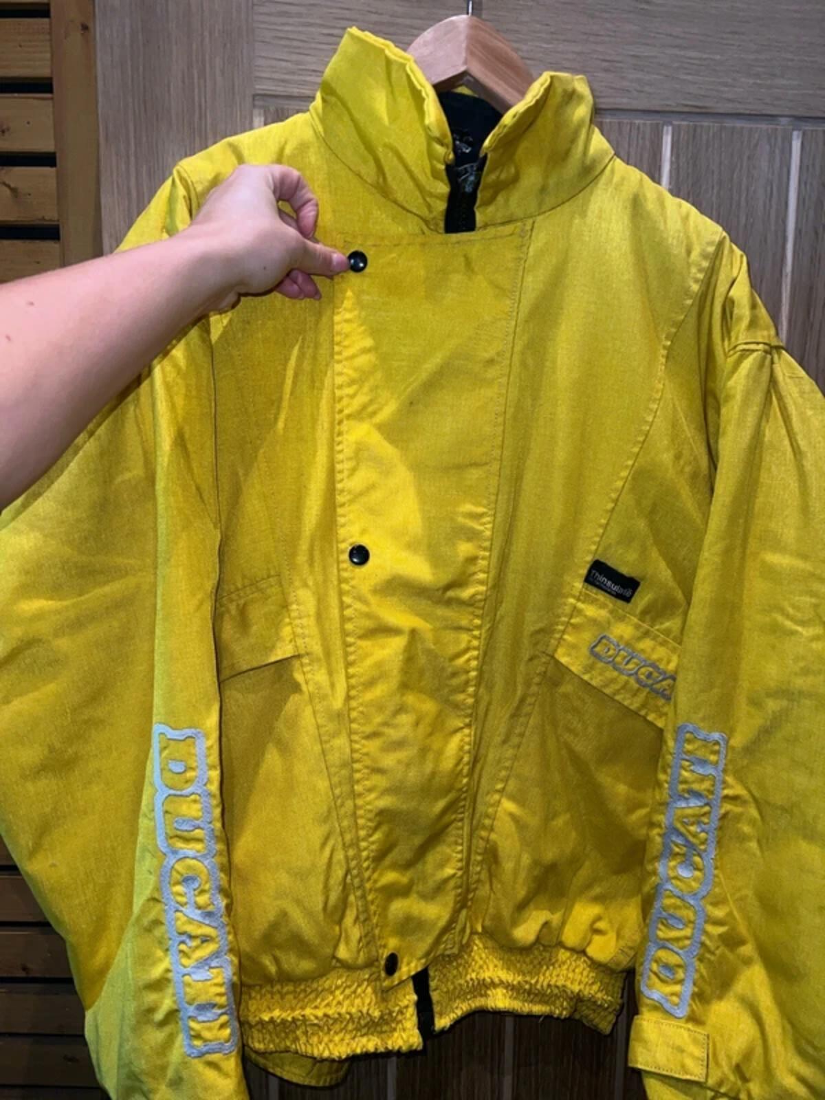 Ducati Racing Top Shot Vintage 90s Reflective Bomber Jacket