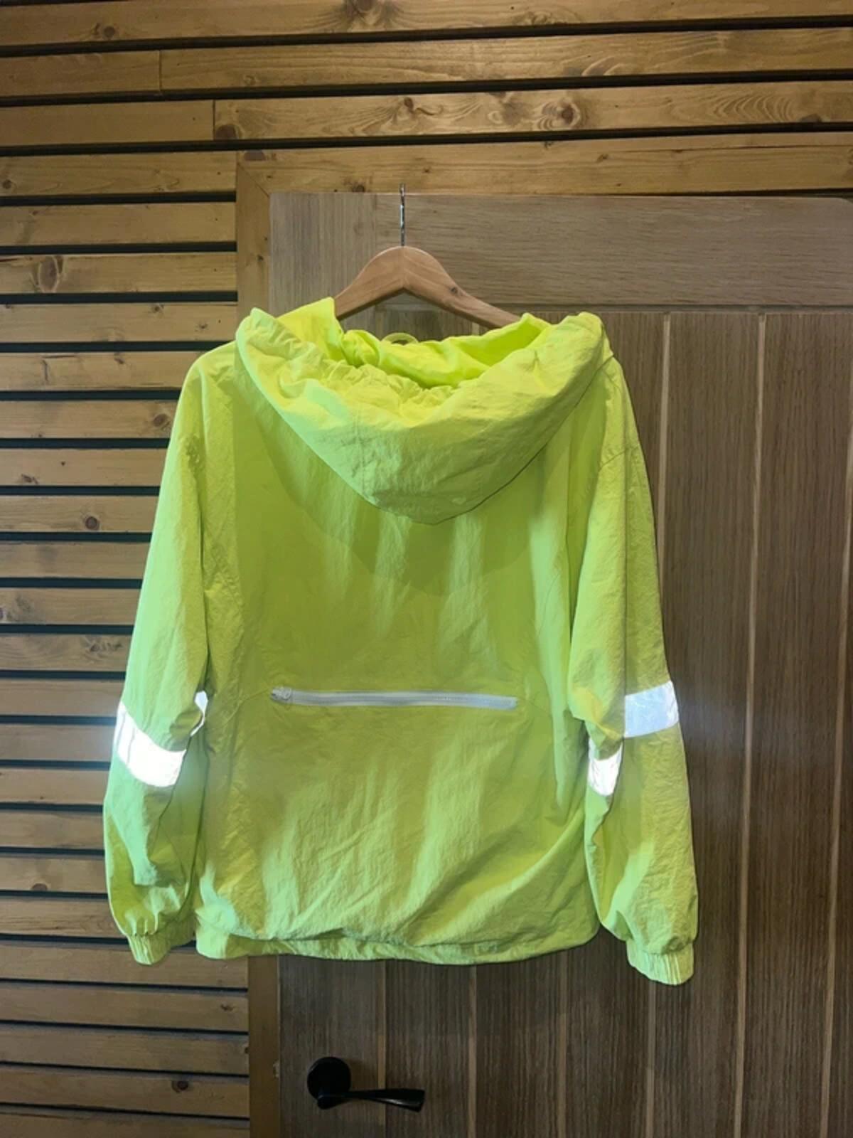 Berksha Hi Vis Waterproof Half Zip Yellow Jacket M
