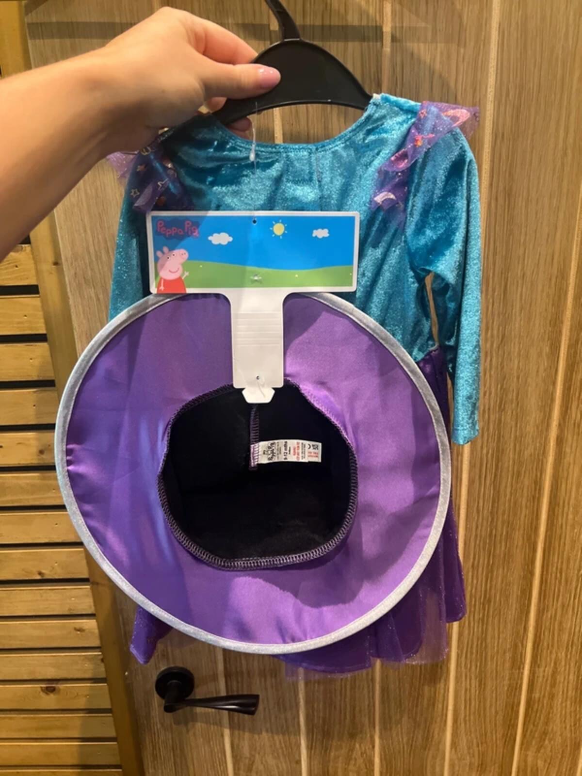 Peppa Pig Halloween Fancy Dress Costume & Hat 9-12m NEW