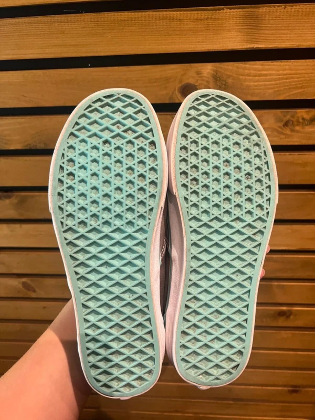 Vans Grey Canvas Trainers UK5