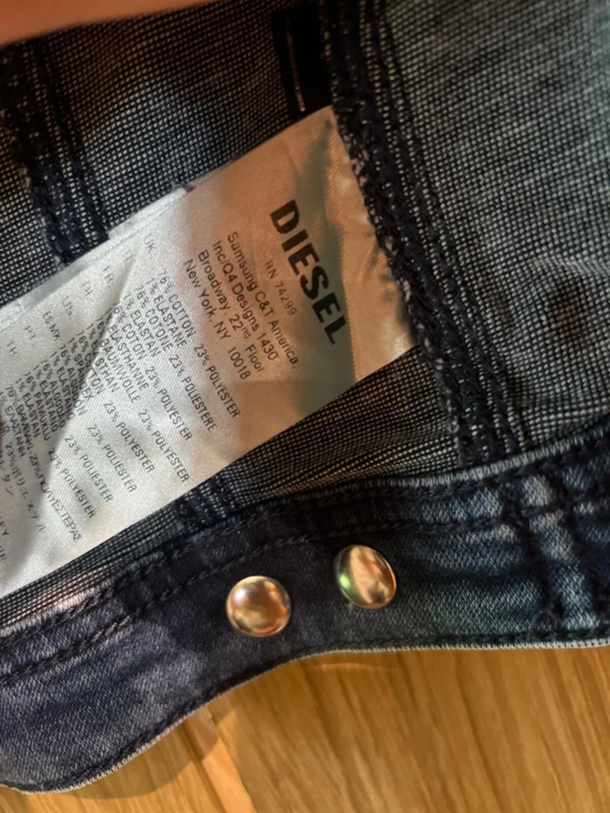 Diesel Washed Blue Denim Jacket 2-3Y