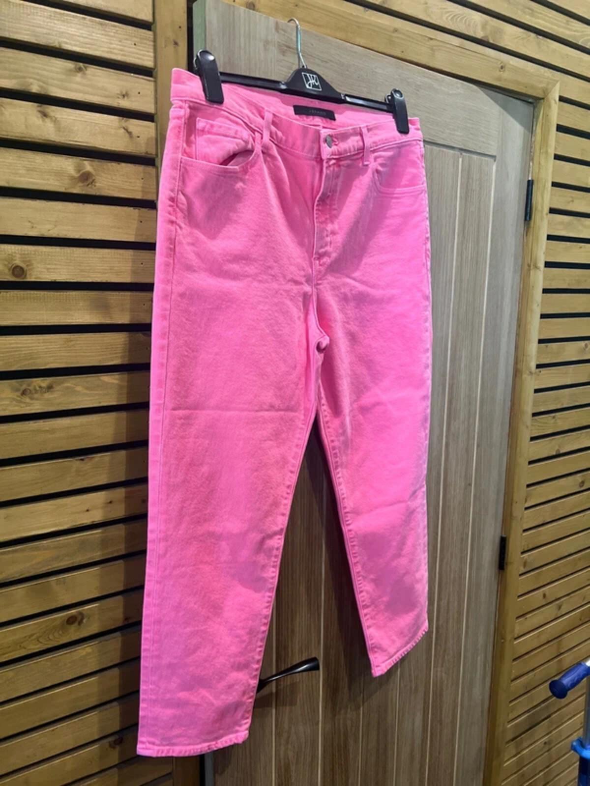 J Brand Designer Pink Straight Leg Denim Jeans EU32