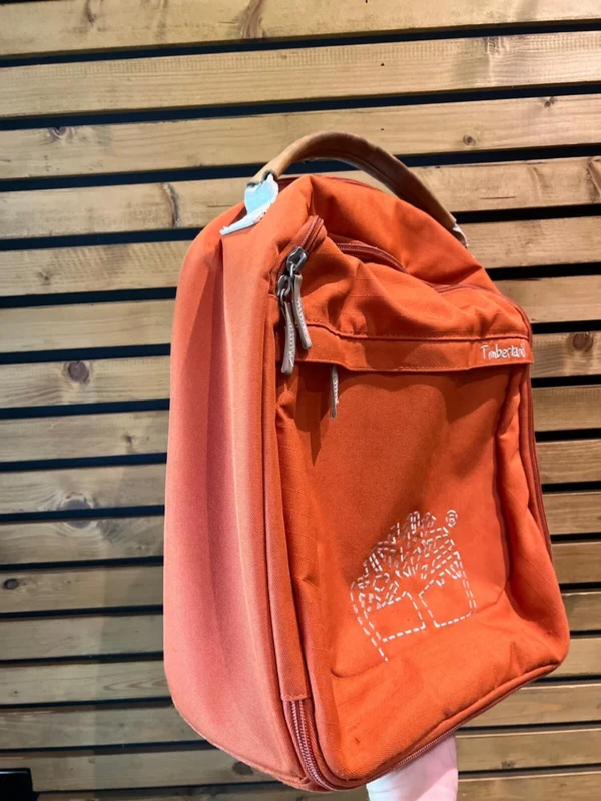 Timberland Vintage Burnt Orange Small Roller Luggage Bag