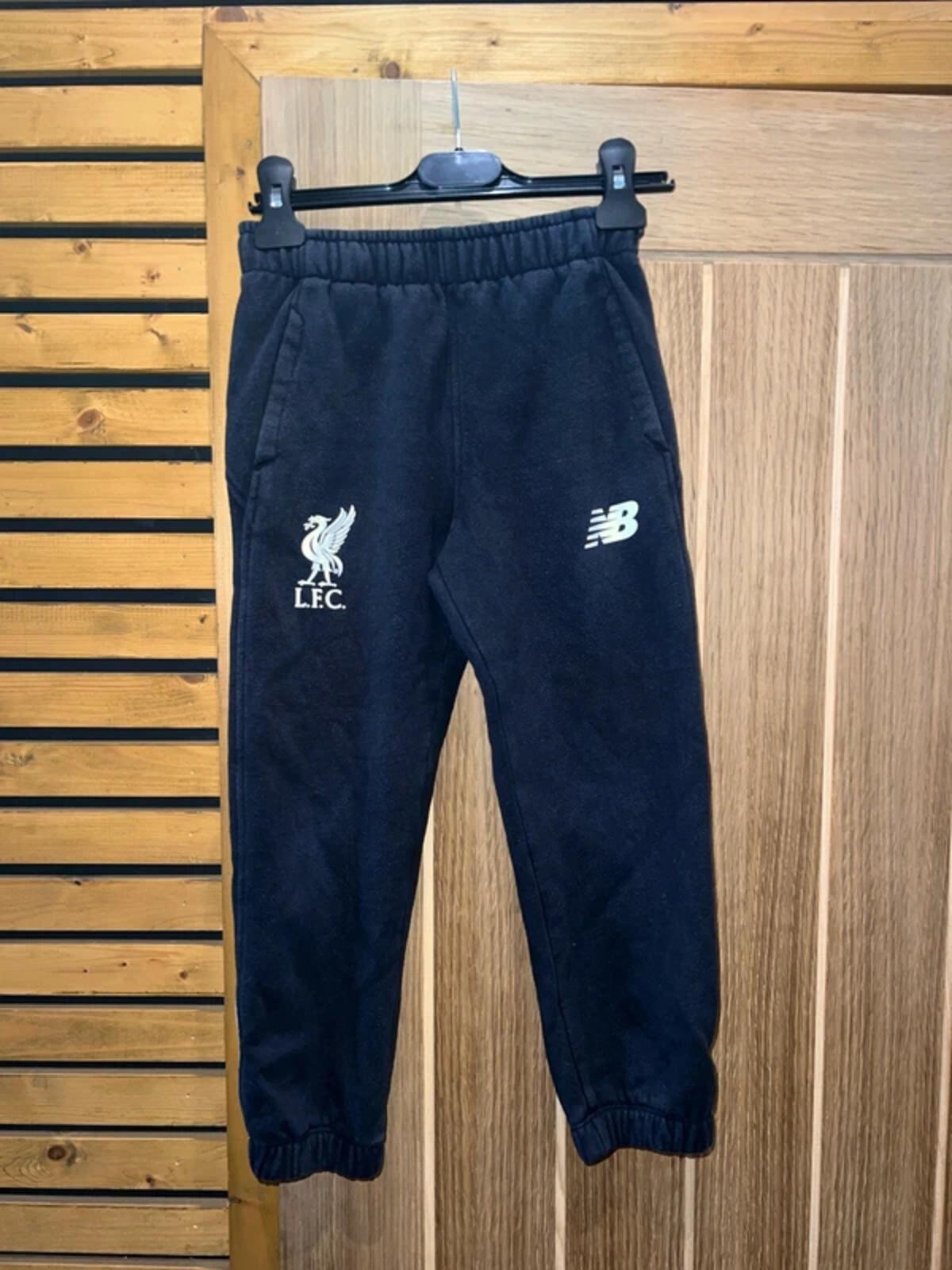 Liverpool FC New Balance Black Joggers 7Y