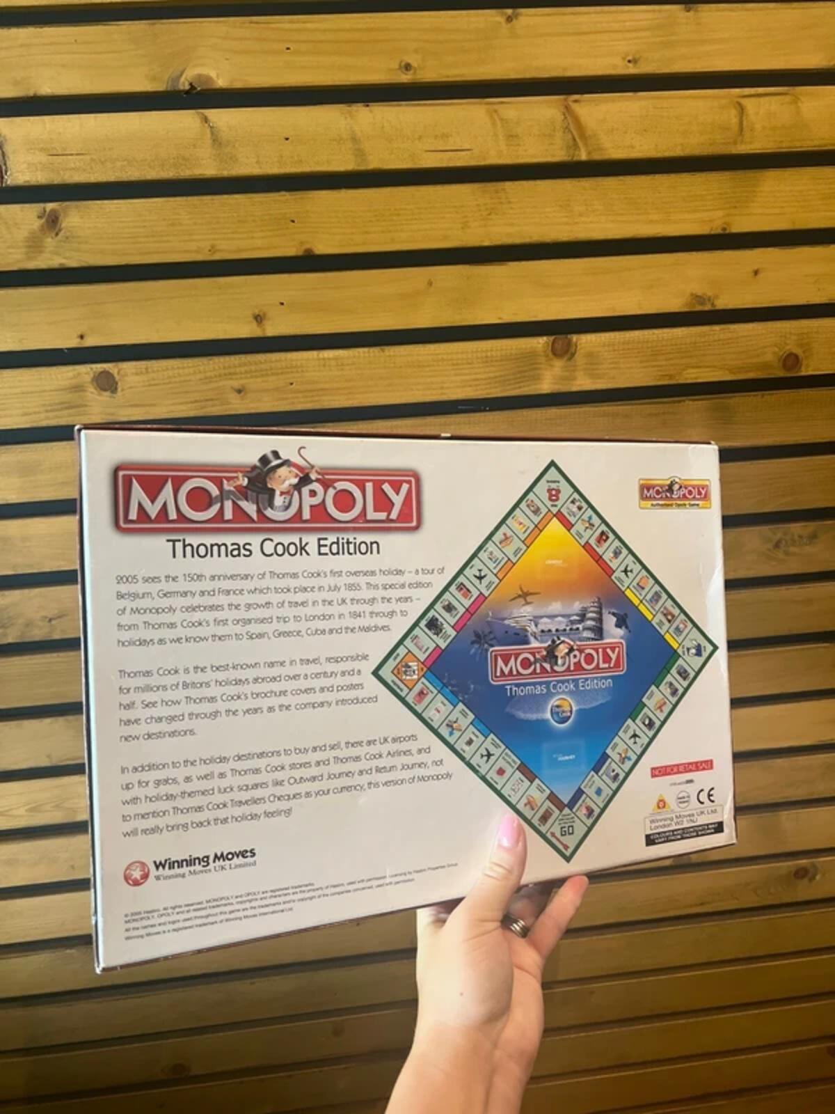 Vintage 2005 Monopoly Thomas Cook Edition Board Game