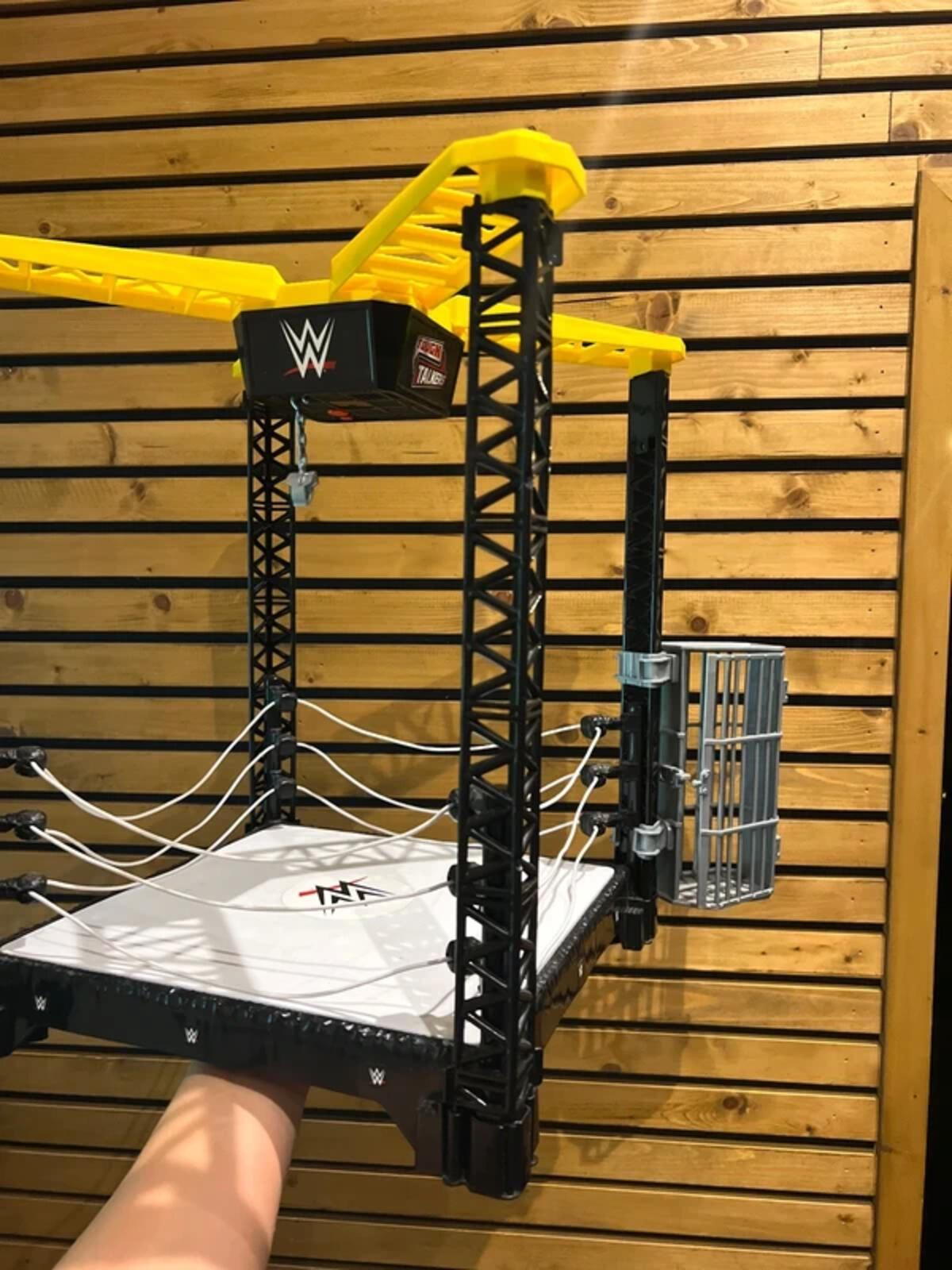 WWE Tough Talkers Take Down Wrestling Cage Ring 2014 Electronic Toy