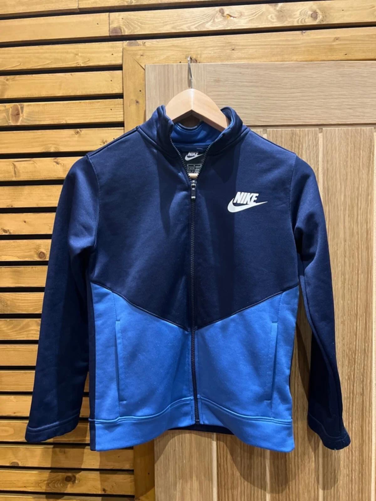 Nike Navy Blue Zip Tracksuit Jacket 9-11Y