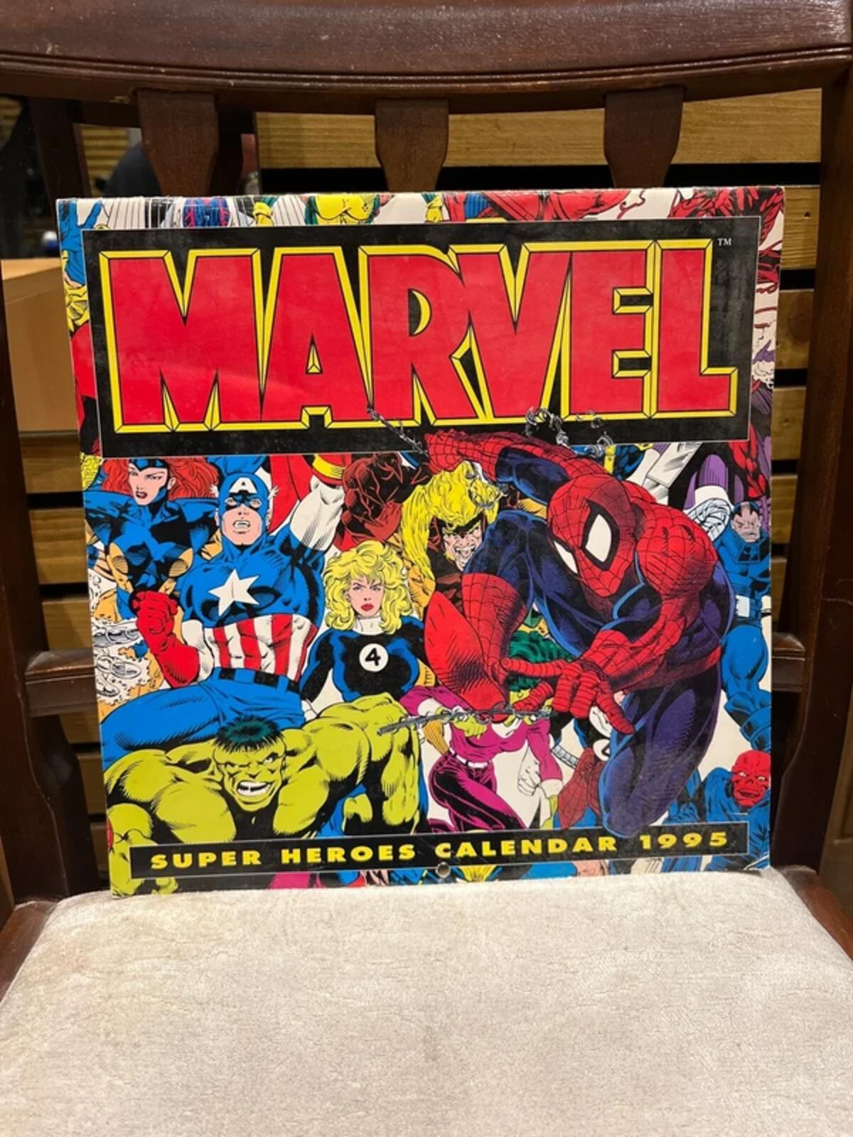 Vintage 1995/2003 Marvel Super Heroes Comic Calendar Bundle (2)