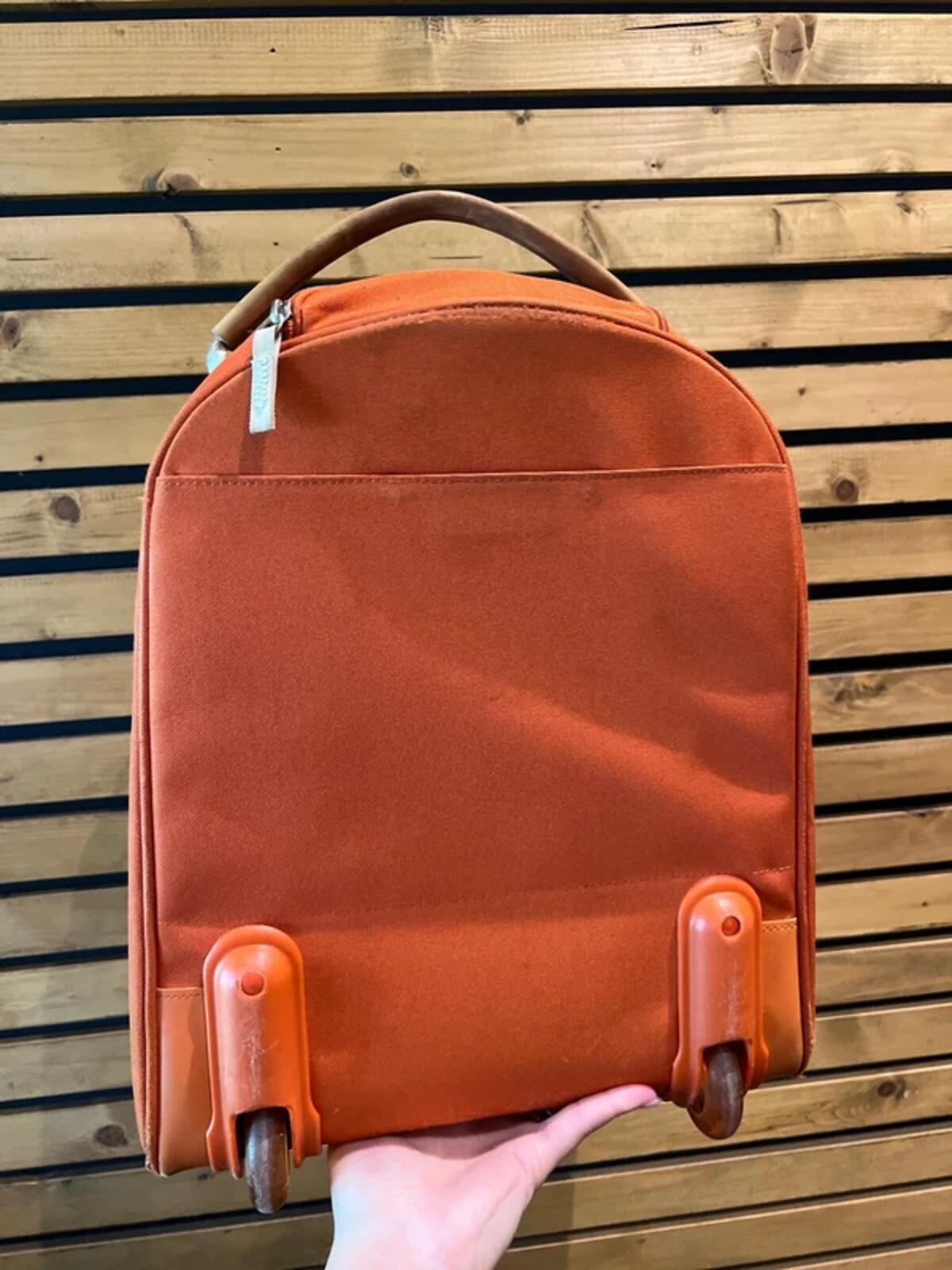 Timberland Vintage Burnt Orange Small Roller Luggage Bag