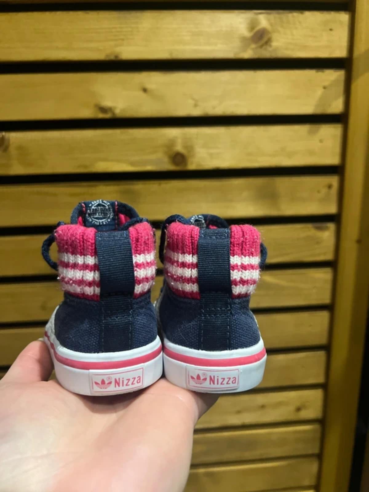 Adidas Originals Nizza Navy Trainers UK 4K