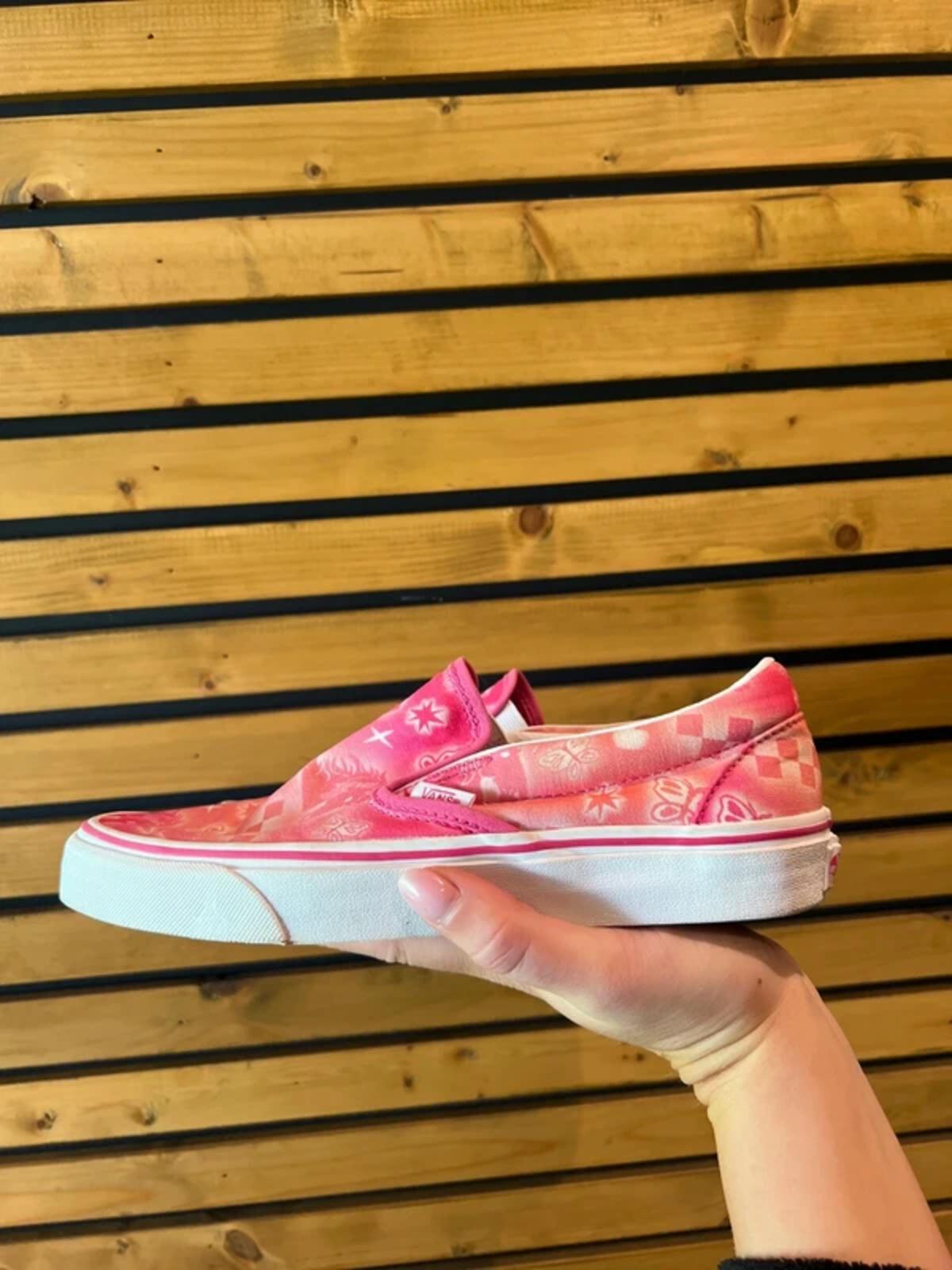 Vans Classic Pink Unicorn Canvas Trainers UK7