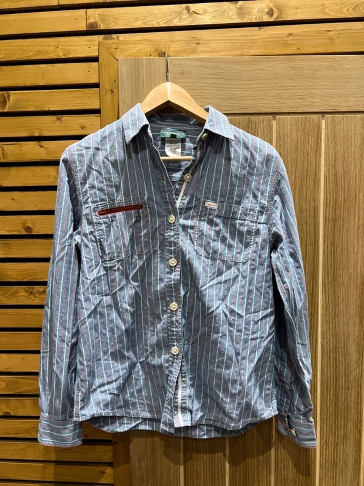 Vintage Ralph Lauren Jeans Co Blue Striped Shirt S
