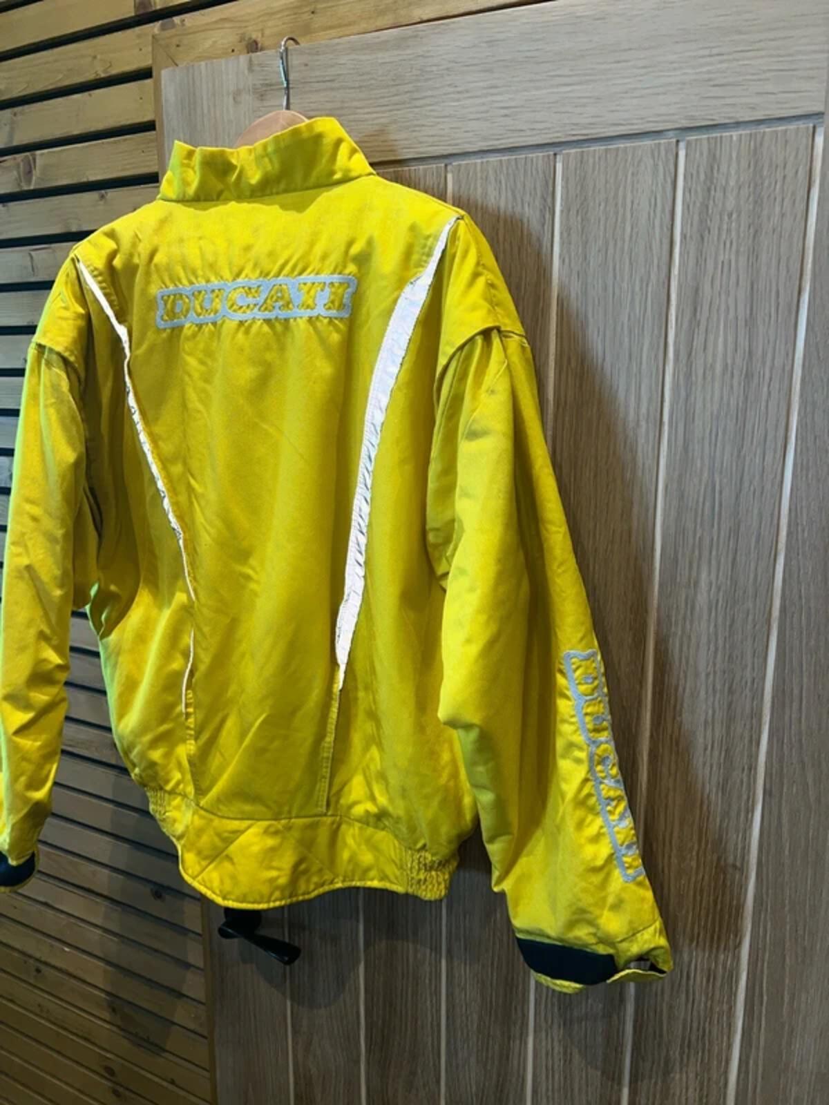 Ducati Racing Top Shot Vintage 90s Reflective Bomber Jacket