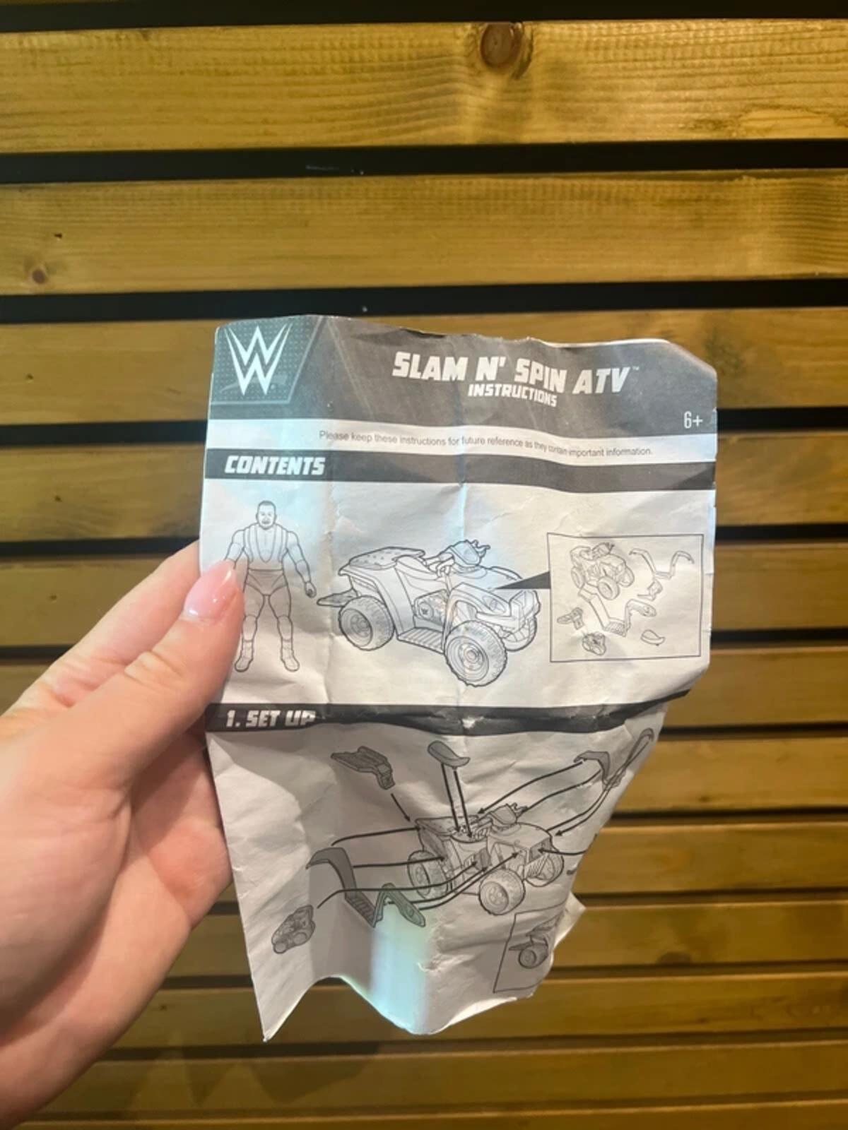 WWE Wrekkin Slam N Spin ATV Vehicle Action Figure Toy