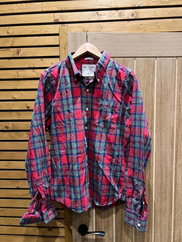 Abercrombie & Fitch Red Tartan Shirt XL