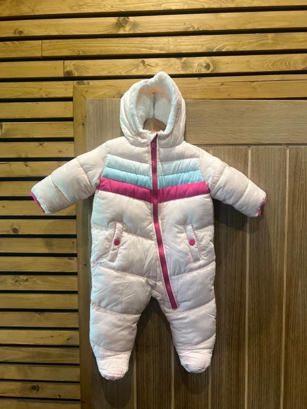 DKNY Jeans Baby Pink Pramsuit 3-6m