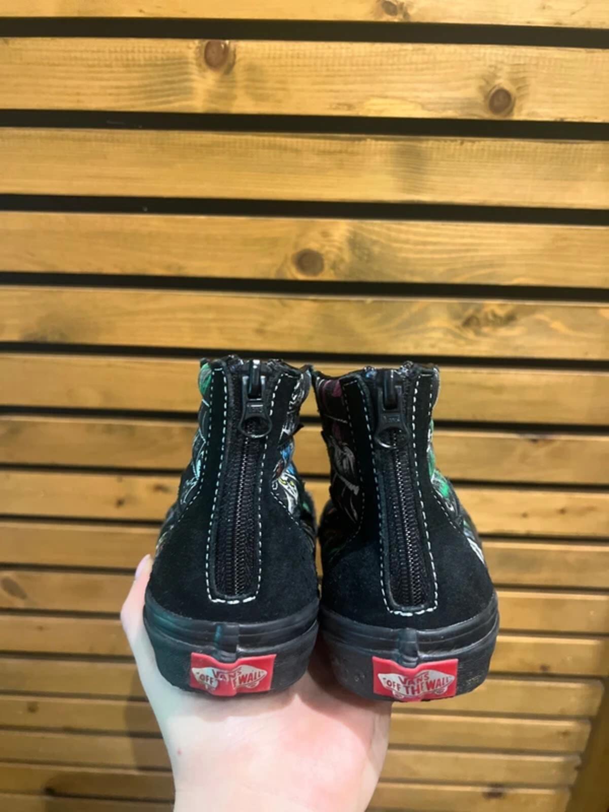 Vans x Disney Villains Black Character Trainers UK2.5