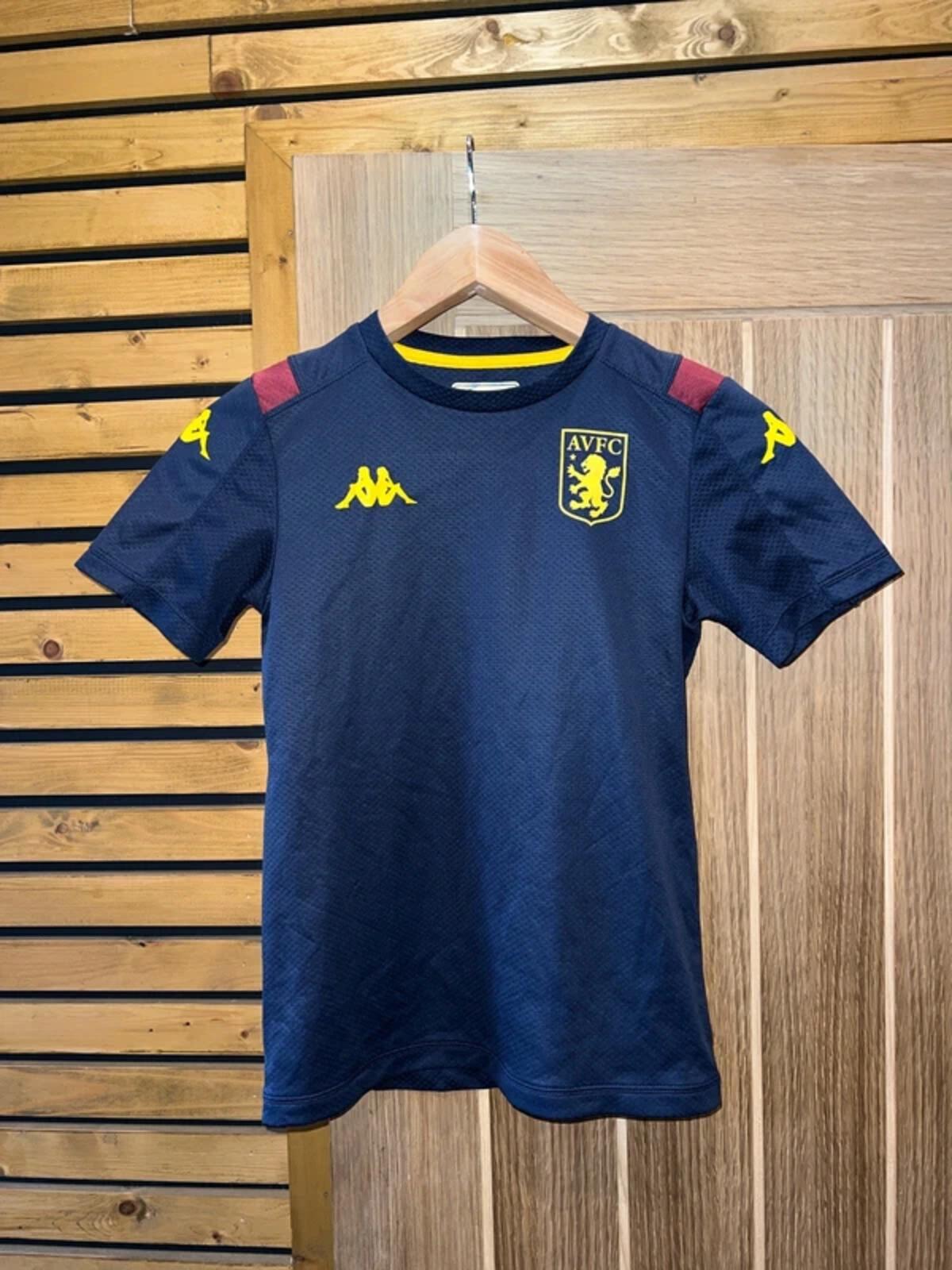 Aston Villa FC 2019/20 Navy Training Shirt 10Y
