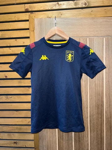 Aston Villa FC 2019/20 Navy Training Shirt 10Y