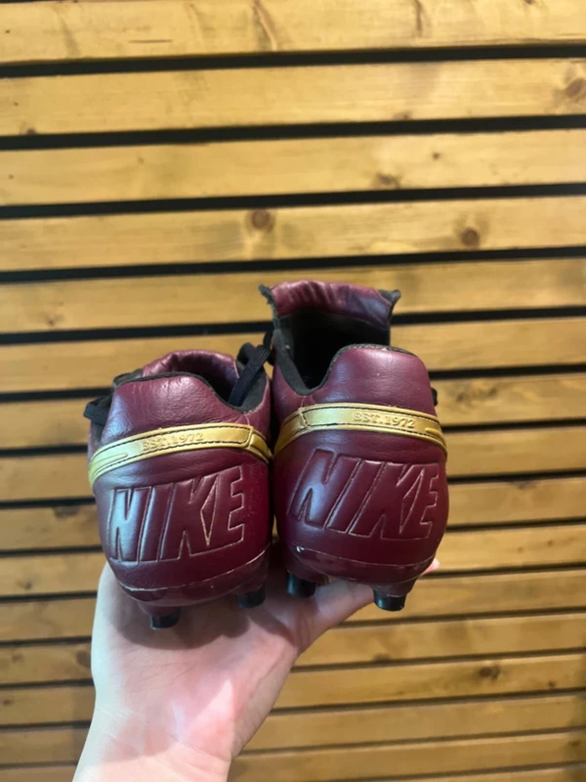 Nike The Premier II FG Leather Purple Football Boots UK7