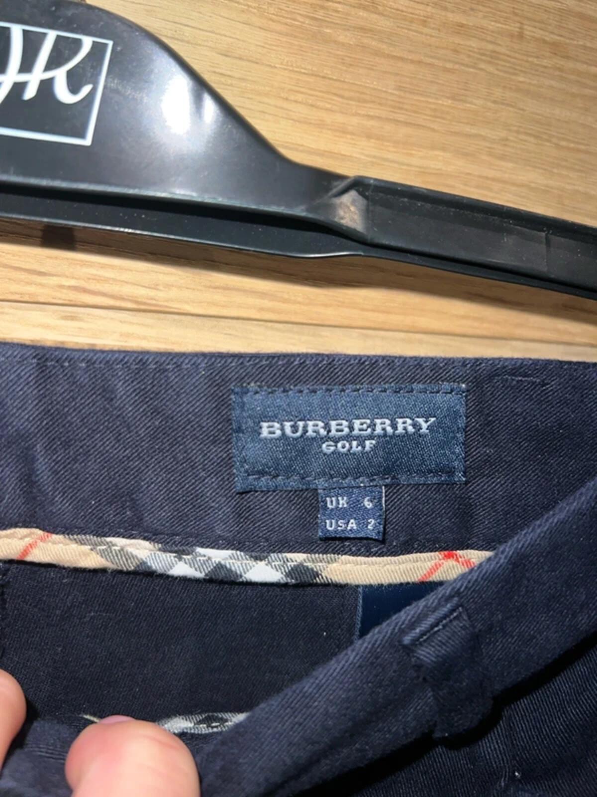 Burberry Golf Navy Cotton Trousers 6
