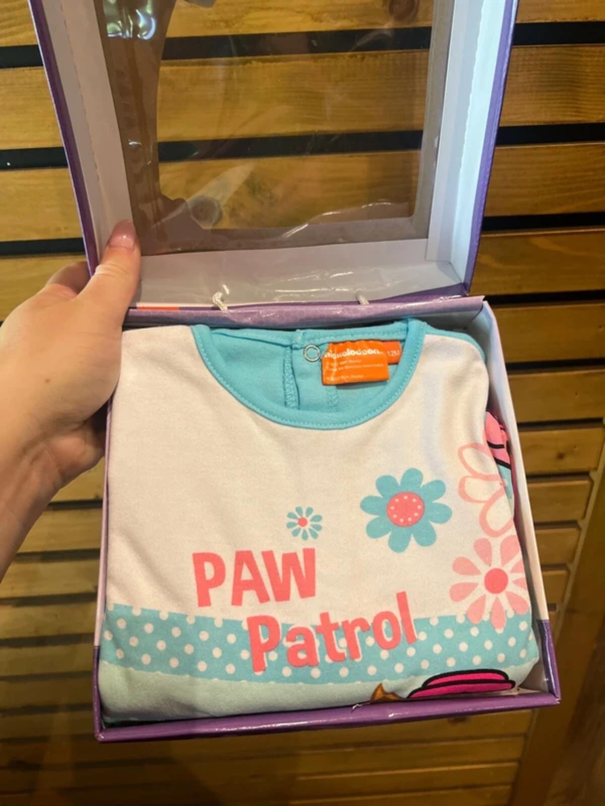 Paw Patrol Skye Long Sleeve Babygrow 12m NEW