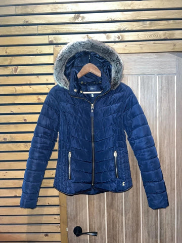 Joules Gosway Navy Padded Jacket 8
