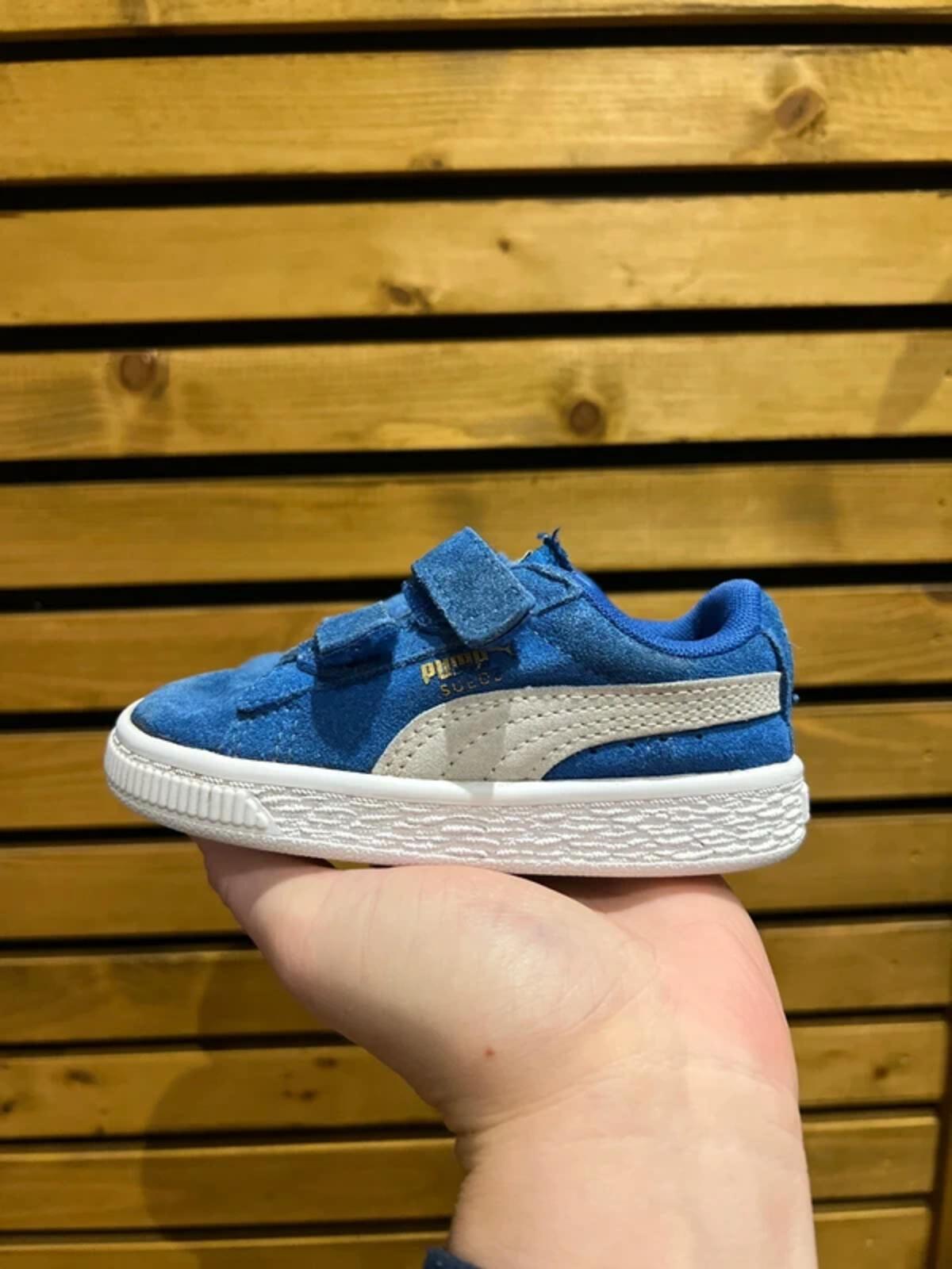 Puma Suede Blue Trainers UK5