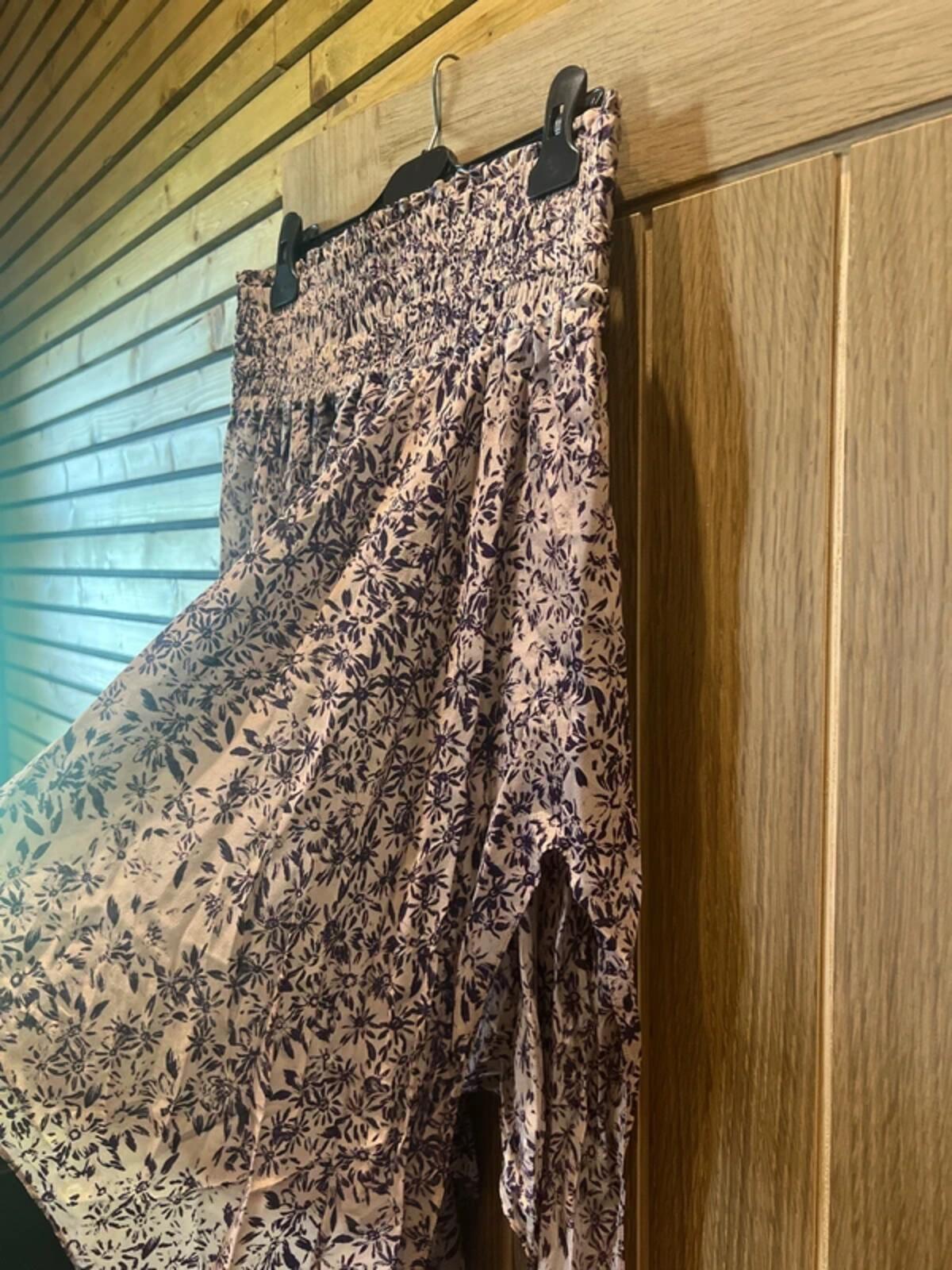Redemption Italian Silk Asymmetric Skirt M